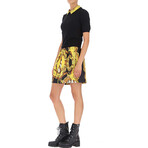 Teddy Printed Dress // Black + Yellow (M)