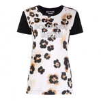 Abstract Logo Print T-Shirt // Black + Multicolor (M)