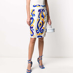 Skirt // White + Multicolor (XXS)