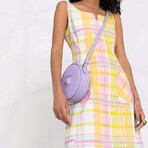 Short Dress In Check Cotton // Multicolor Color (XXS)