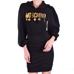 Couture "Charms" In Felpa Di Cotone // Black + Gold (XXS)