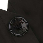 Flared Dress With Buttons Couture // Black (XXS)