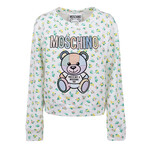 Teddy Bear Crewneck Sweatshirt // White + Multicolor (XXS)
