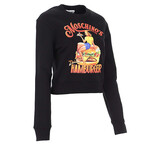 Printed Cotton Ice Cream Sweatshirt // Black + Multicolor (XXS)