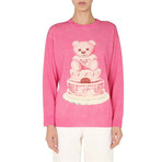 Cake Teddy Bear Wool Jumper // Pink (XXS)