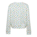 Teddy Bear Crewneck Sweatshirt // White + Multicolor (XXS)