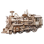 DIY 3D Moving Gears Puzzle // Locomotive // 349 Pieces