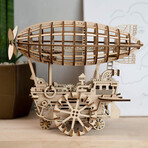 DIY 3D Moving Gears Puzzle // Air Ship // 229 Pieces