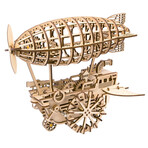 DIY 3D Moving Gears Puzzle // Air Ship // 229 Pieces