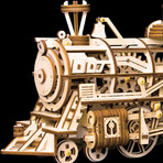 DIY 3D Moving Gears Puzzle // Locomotive // 349 Pieces