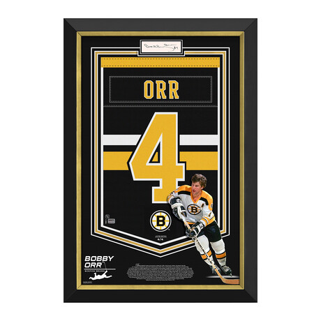 Bobby Orr // Framed Boston Bruins Arena Banner // Limited Edition #4 of 4