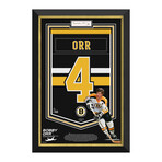 Bobby Orr // Framed Boston Bruins Arena Banner // Limited Edition #4 of 4