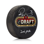 Drew Doughty // Autographed 2008 NHL Entry Draft Puck with 2nd Pick Note