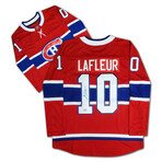 Guy Lafleur Autographed Red Montreal Canadiens Jersey