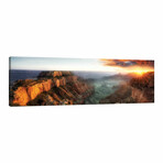 Sunset Grand Canyon V by Dennis Frates (12"H x 36"W x 1.5"D)