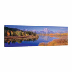 Autumn Landscape I, Teton Range, Rocky Mountains, Oxbow Bend, Wyoming, USA by Panoramic Images (12"H x 36"W x 1.5"D)