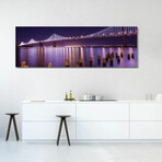 The Bay Lights by Greg Linhares (12"H x 36"W x 1.5"D)