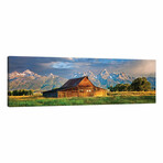 Grand Teton Panorama, Grand Teton National Park, Wyoming by Susanne Kremer (12"H x 36"W x 1.5"D)