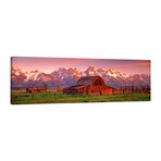 Barn Grand Teton National Park WY USA by Panoramic Images (12"H x 36"W x 1.5"D)