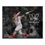 Albert Pujols // St. Louis Cardinals // Autographed 700th Home Run Photograph Ver. 1 + 700th HR 9-23-22 Inscription // Pre-Order - Shipping in November