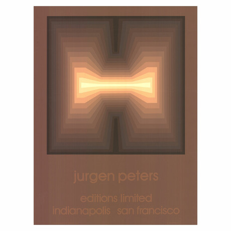 Jurgen Peters // Arc // 1979 Serigraph