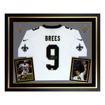 Drew Brees // Signed + Framed New Orleans Saints Jersey