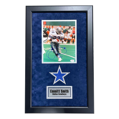 Emmitt Smith // Signed + Framed Dallas Cowboys Photo