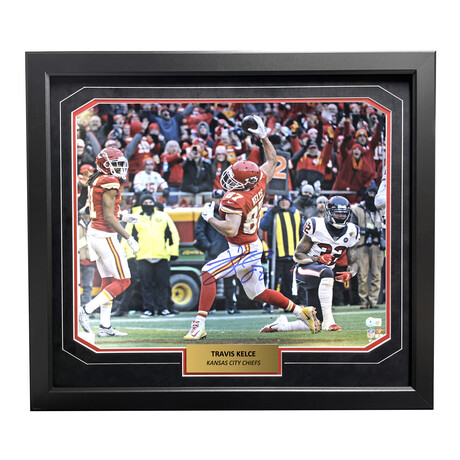 Travis Kelce // Signed + Framed Kansas City Chiefs Photo