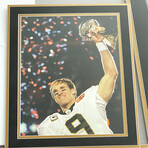 Drew Brees // Signed + Framed New Orleans Saints Jersey