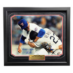 Nolan Ryan // Signed + Framed "Don't Mess with Texas" Fight Photo