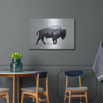 The American Bison by Davies Babies (12"H x 16"W x 0.13"D)