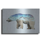 The Arctic Polar Bear by Davies Babies (12"H x 16"W x 0.13"D)