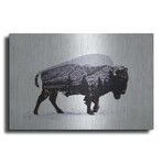 The American Bison by Davies Babies (12"H x 16"W x 0.13"D)