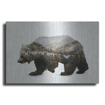 The Kodiak Brown Bear by Davies Babies (12"H x 16"W x 0.13"D)