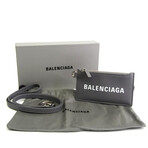 Balenciaga // Card Holder + Strap // Gray + White // Pre-Owned