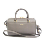 Saint Laurent // Satchel Bag // Gray // Pre-Owned