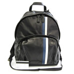 Prada // Leather Backpack // Black + Blue + White // Pre-Owned
