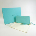 Tiffany & Co. // Textured Wallet // Light Blue // Pre-Owned