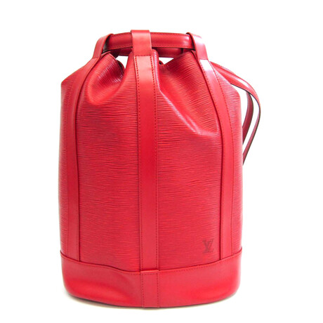 Louis Vuitton // Bucket Bag // Red // Pre-Owned