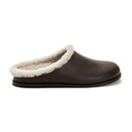 Bennett Soft Clalf + Shearling // Midnight Brown + Natural (US: 9.5)
