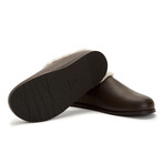 Bennett Soft Clalf + Shearling // Midnight Brown + Natural (US: 9.5)