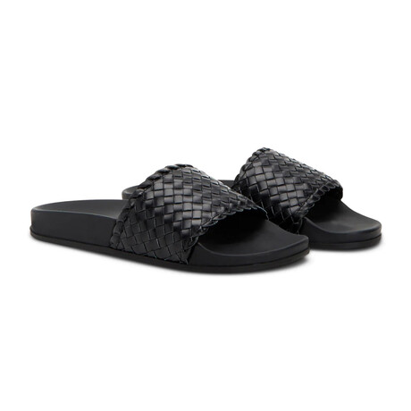 Samuele Woven Leather // Black (US: 7)