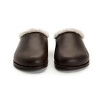 Bennett Soft Clalf + Shearling // Midnight Brown + Natural (US: 9.5)