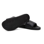 Samuele Woven Leather // Black (US: 10)