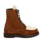 Isaac Suede + Shearling // Walnut + Natural (US: 7.5)