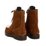 Isaac Suede + Shearling // Walnut + Natural (US: 7.5)
