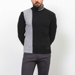 Nelson Knitwear Jumper // Black + Gray (2XL)