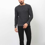 Jayson Knitwear Jumper // Anthracite (XL)