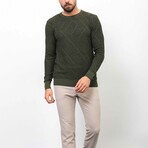 Jacob Knitwear Jumper // Khaki (XL)