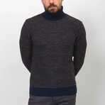 Matt Knitwear Jumper // Dark Blue (XL)